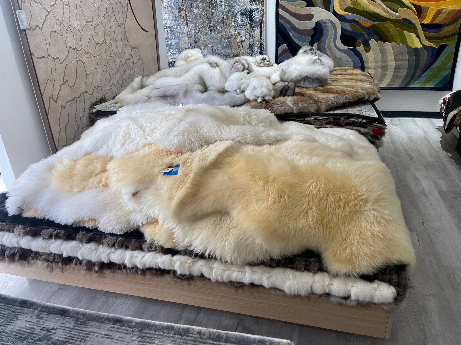 THẢM LÔNG CỪU NGUYÊN TẤM - Ảnh 2