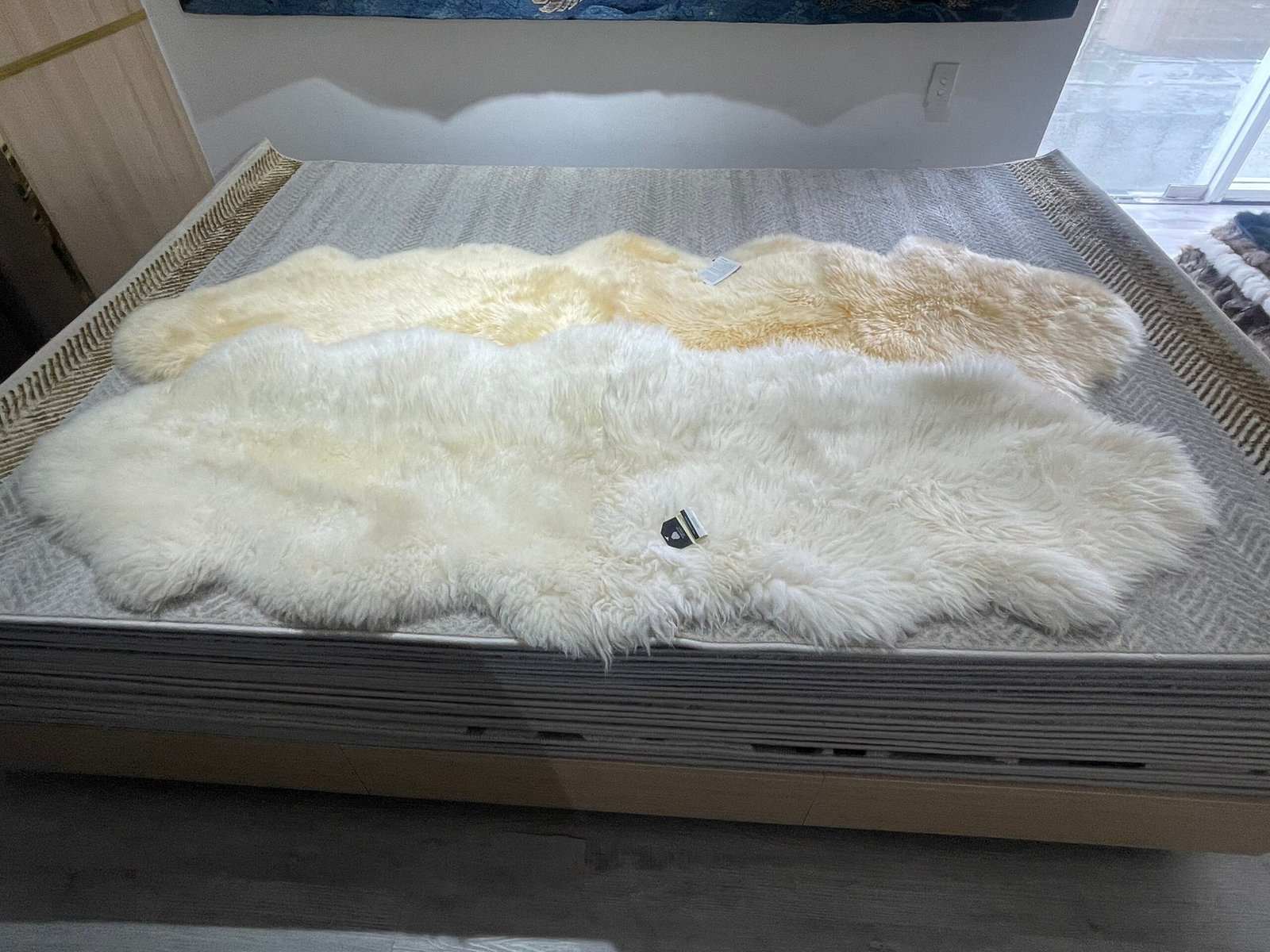 THẢM LÔNG CỪU NGUYÊN TẤM - Ảnh 5